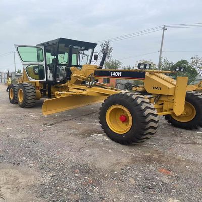 качество  Used Motor Grader CAT 140H Seondhand Caterpillar 140H Road Equipment завод