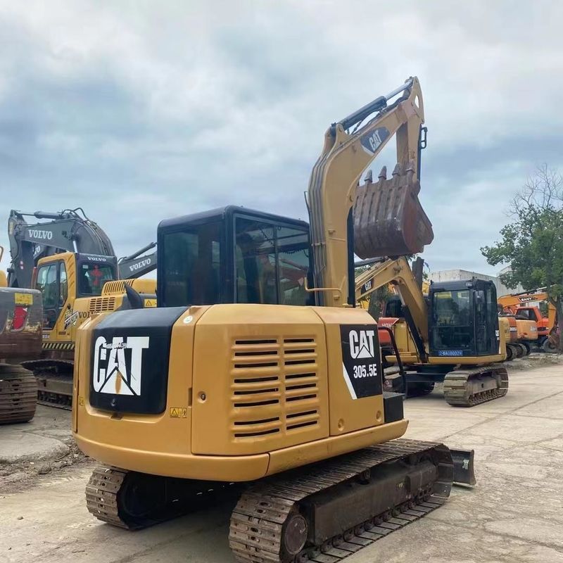 Использованный экскаватор Caterpillar CAT305.5E 5тонный мини-скрыватель малого типа