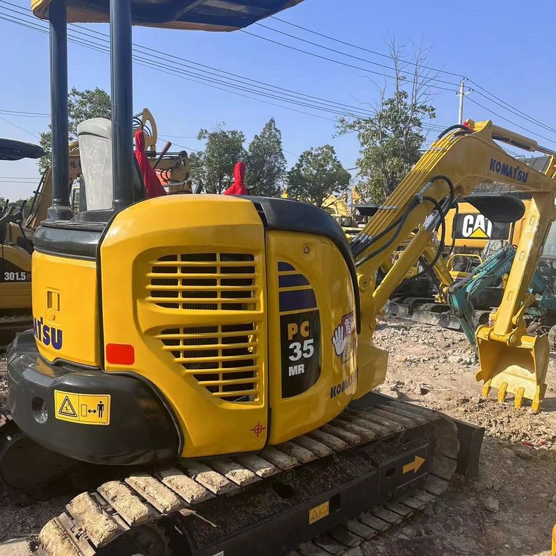 Использованный экскаватор Komatsu PC35 Второй рукой 3,5 тонны Малый тип мини-краллер-копальщик