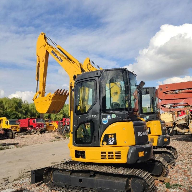 Использованный экскаватор Komatsu PC55 вторая рука 5,5 тонны Малый тип мини-краллер-копальщик