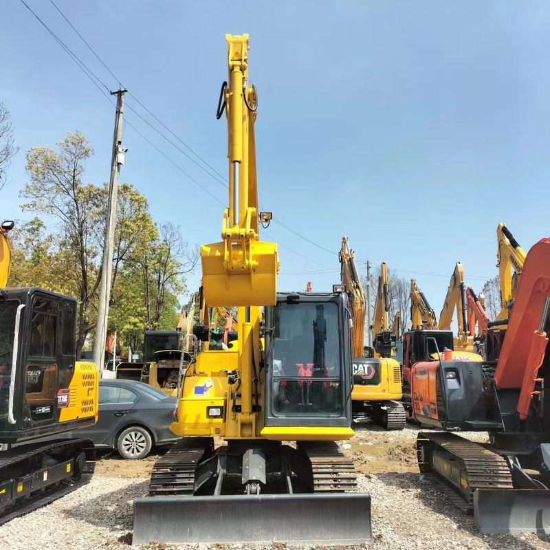 Подержанный Komatsu Digger PC70 Подержанный 7тонный мини-экскаватор малого типа