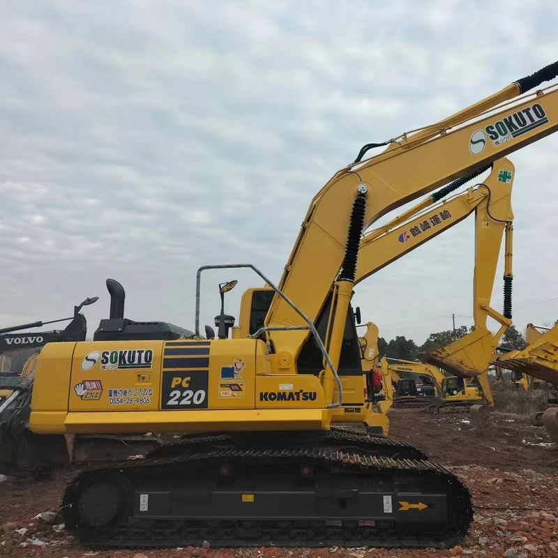 Подержанный комматсу Diggerr PC220-8 Использованный экскаватор среднего класса грузоподъемности 22 тонны