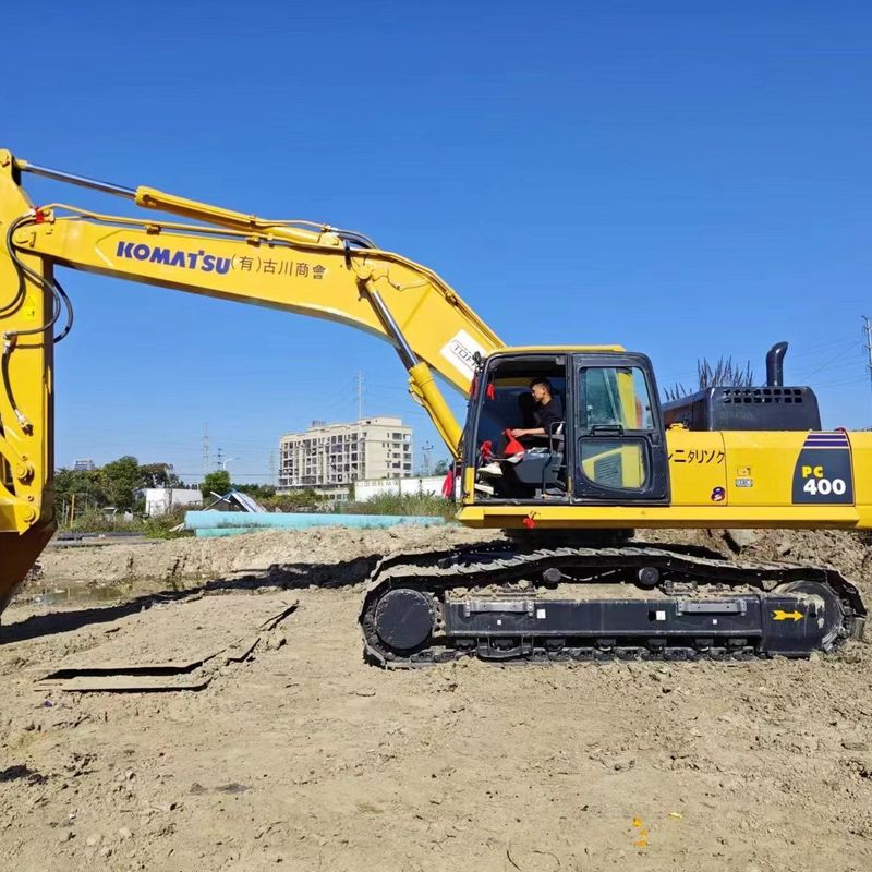 Подержанный экскаватор Komatsu PC400-8 Использованный 40тонный большой тип скальпель