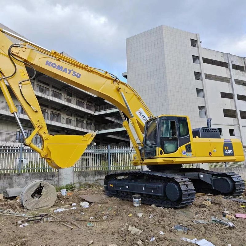 Подержанный экскаватор Komatsu PC400-8 Использованный 40тонный большой тип скальпель