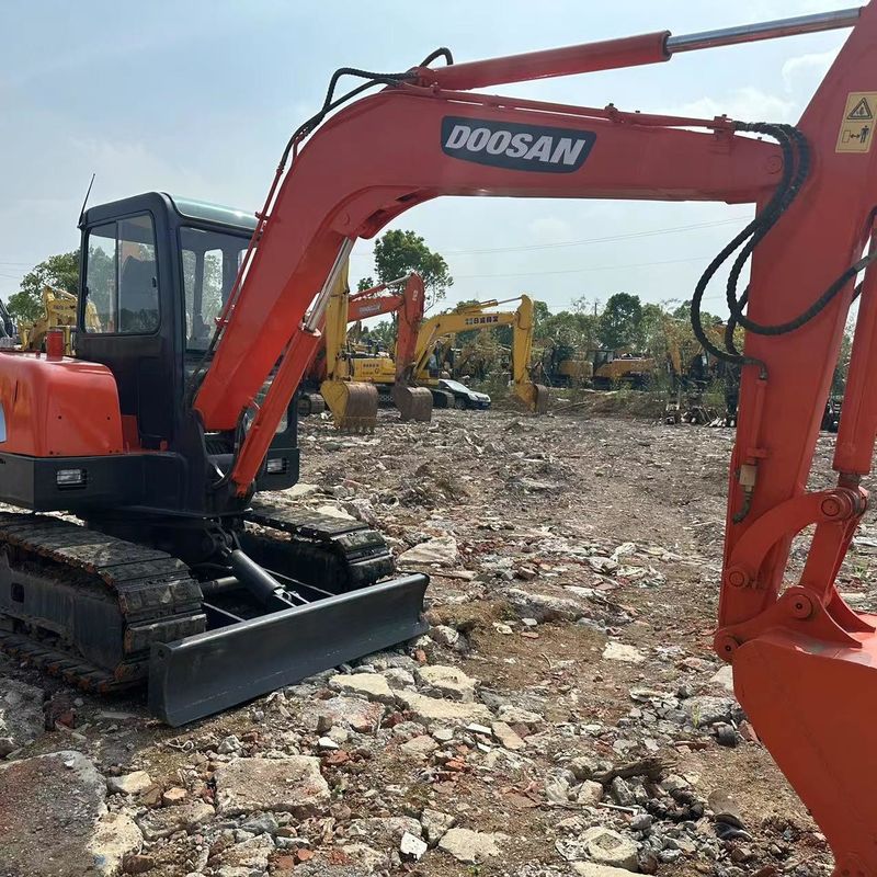 Использованный Doosan Digger DH55 вторая рука 5,5 тонны Малый тип мини-краллер экскаватор