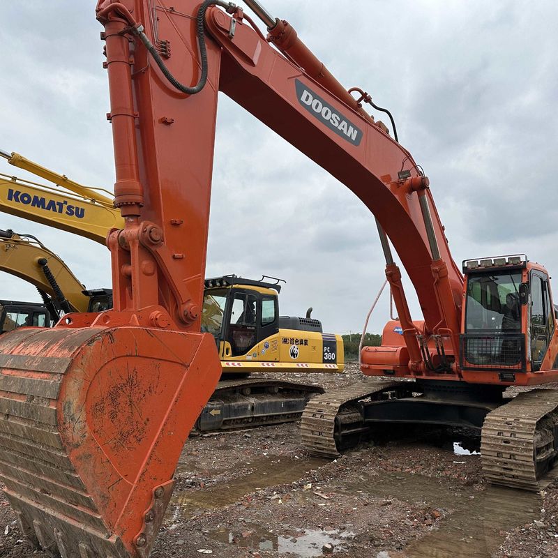 Использованный экскаватор Doosan Digger DH420LC-7 вторая рука 42 тонны большой тип ползучий экскаватор