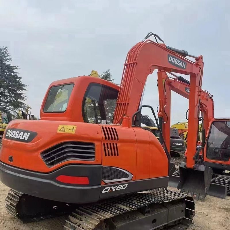 Подержанный Doosan Digger DX80 вторая рука 8тонный мини-экскаватор малого типа