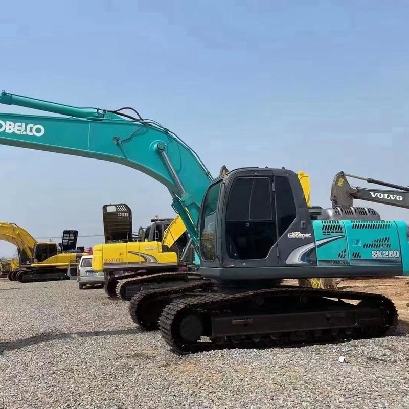 Использованный кобелко экскаватор SK260 подержанный экскаватор среднего типа грузоподъемностью 26 тонн