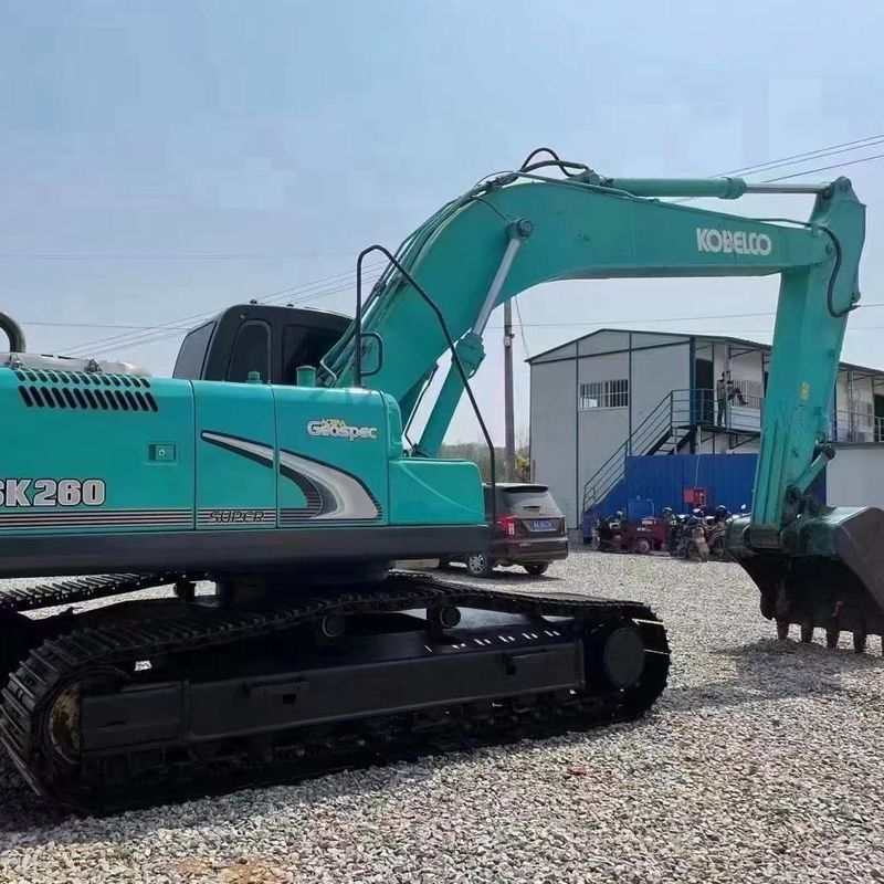 Использованный кобелко экскаватор SK260 подержанный экскаватор среднего типа грузоподъемностью 26 тонн