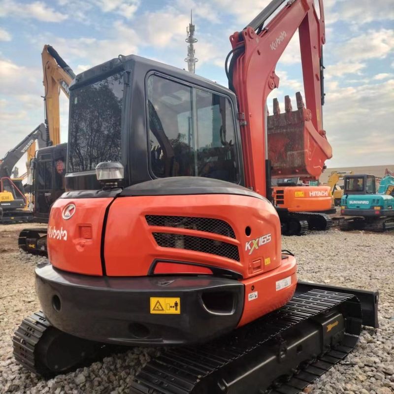 Использованный Kubota Digger KX165 вторая рука 6,5 тонны Малый тип мини-кралер экскаватор