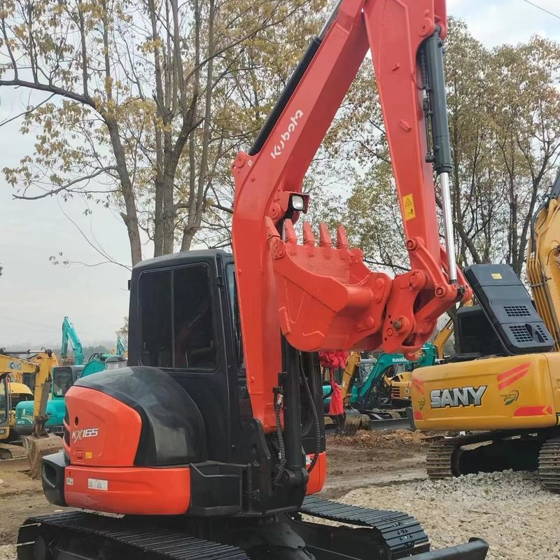 Использованный Kubota Digger KX165 вторая рука 6,5 тонны Малый тип мини-кралер экскаватор