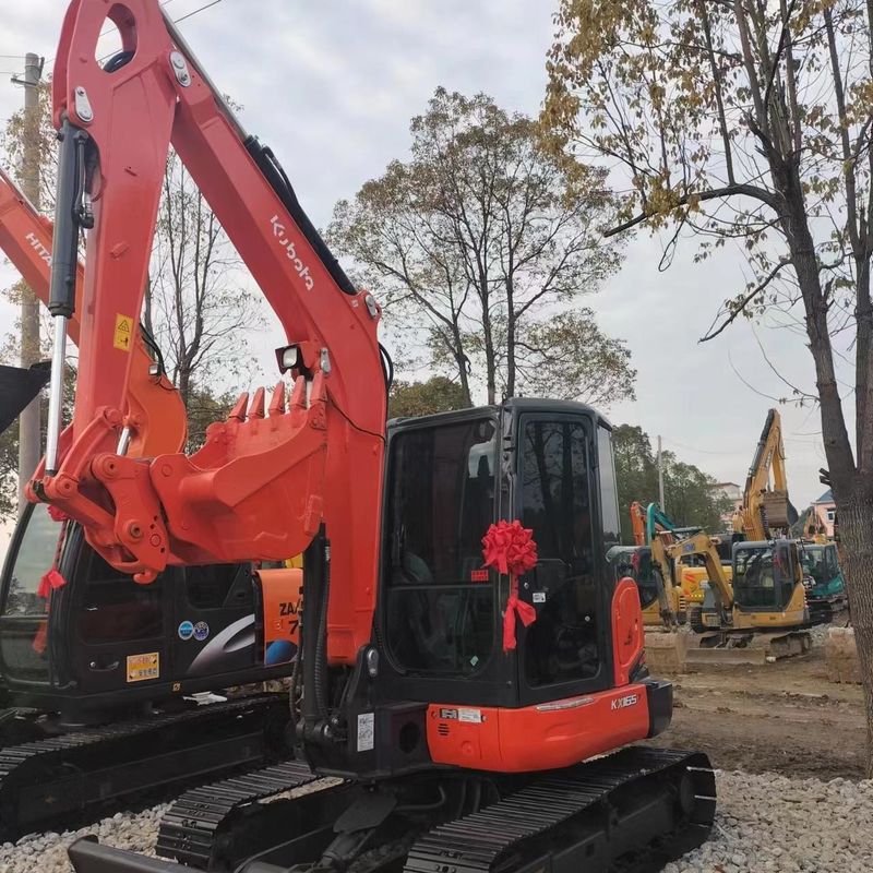 Использованный Kubota Digger KX165 вторая рука 6,5 тонны Малый тип мини-кралер экскаватор