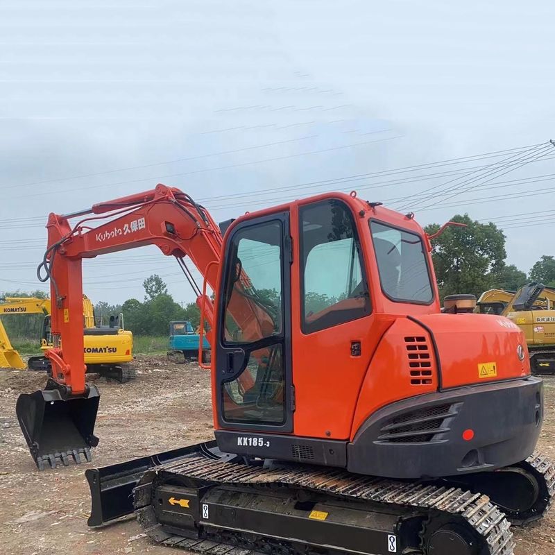 Подержанный Kubota Digger KX185 Подержанный 8,5тонный мини-экскаватор малого типа