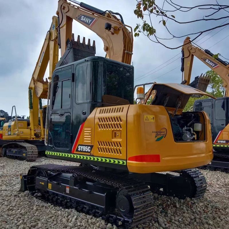 Использованный SANY Digger SY95C вторая рука 9,5тонный мини-экскаватор малого типа