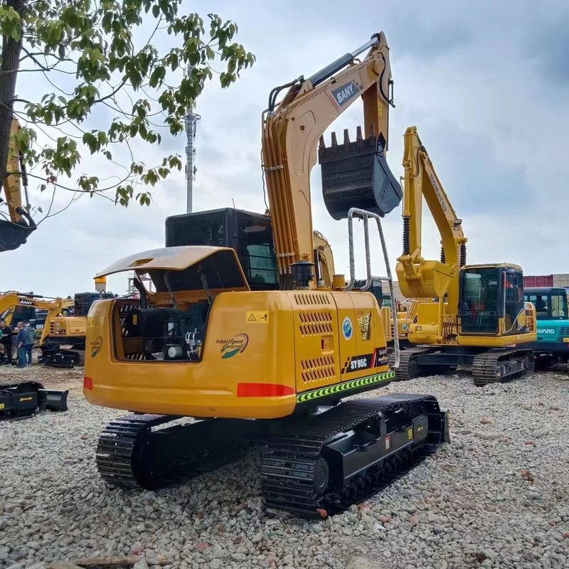 Использованный SANY Digger SY95C вторая рука 9,5тонный мини-экскаватор малого типа