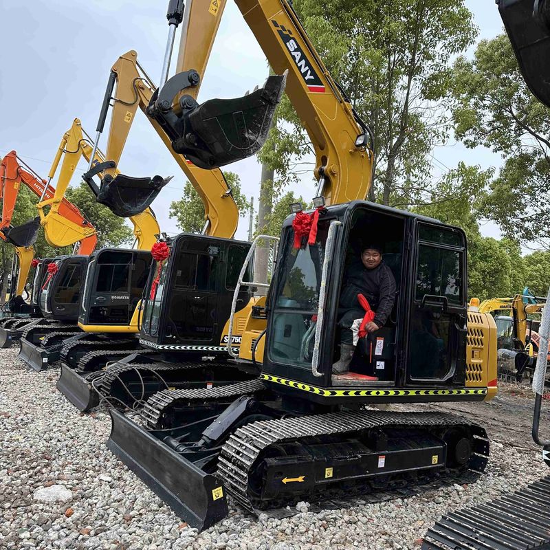 Подержанный SANY Digger SY95C Использованный 9,5тонный мини-экскаватор малого типа
