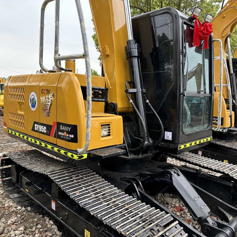 Подержанный SANY Digger SY95C Использованный 9,5тонный мини-экскаватор малого типа