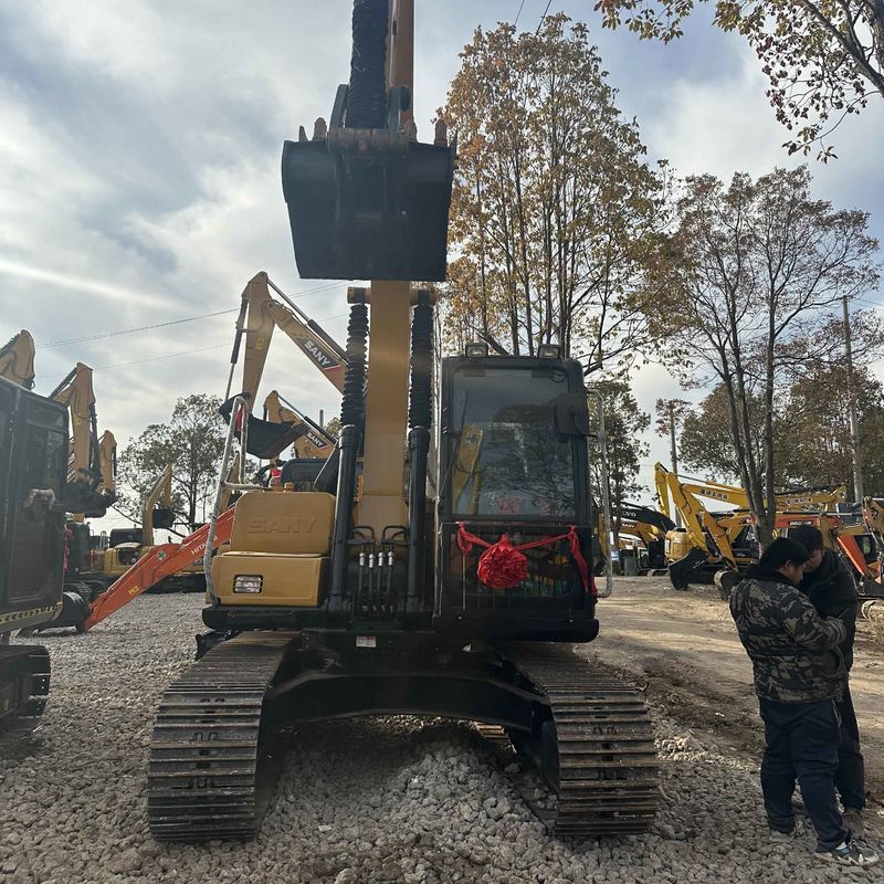 Подержанный SANY Digger SY135C вторая рука 13.5 на мини-экскаваторе малого типа
