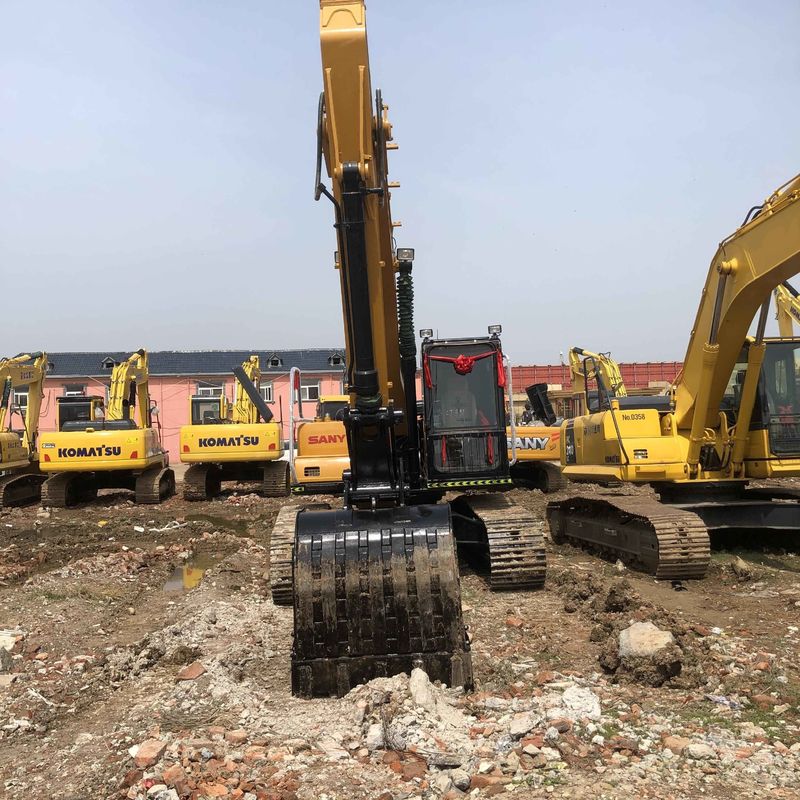 Подержанный SANY Digger SY215C вторая рука 21.5 на экскаваторе среднего типа