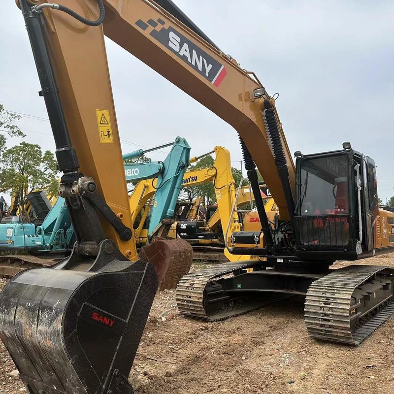 Подержанный SANY Digger SY215C использованный 21.5 на экскаваторе среднего типа