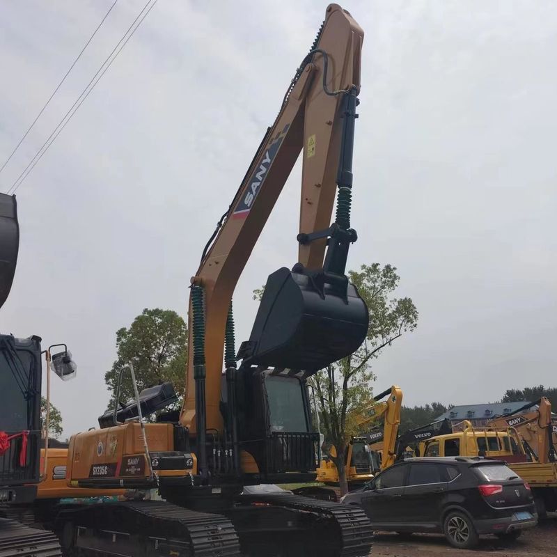 Подержанный SANY Digger SY235C вторая рука 23.5 на экскаваторе среднего типа