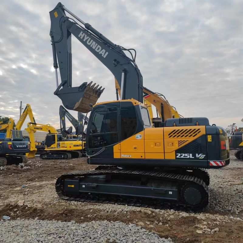 Подержанный Hyundai Digger R225VS вторая рука 22,5тонный экскаватор среднего типа