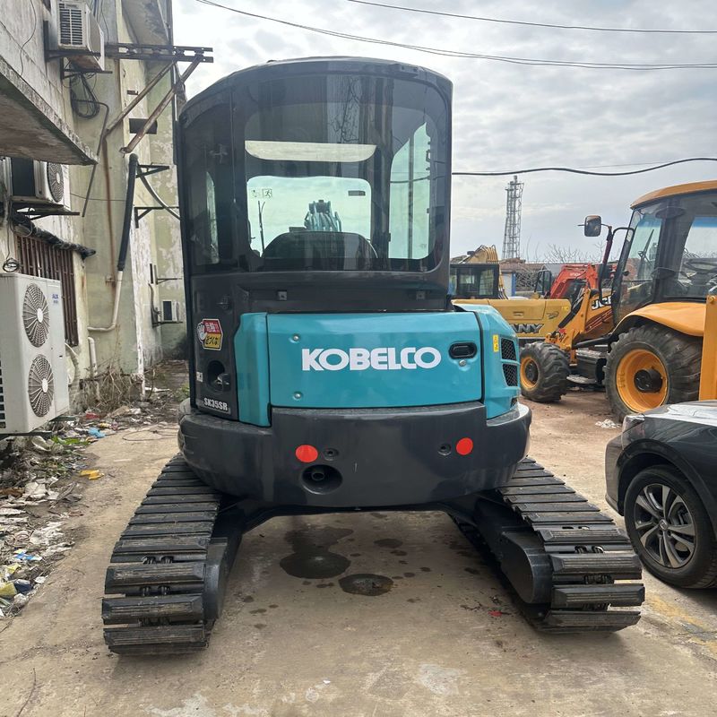Использованный кобелко экскаватор SK35 вторая рука 3,5 тонны Малый тип мини-краллер экскаватор