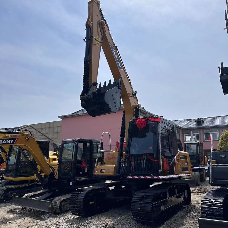 Подержанный SANY Digger SY155C вторая рука 15.5 на экскаваторе среднего типа