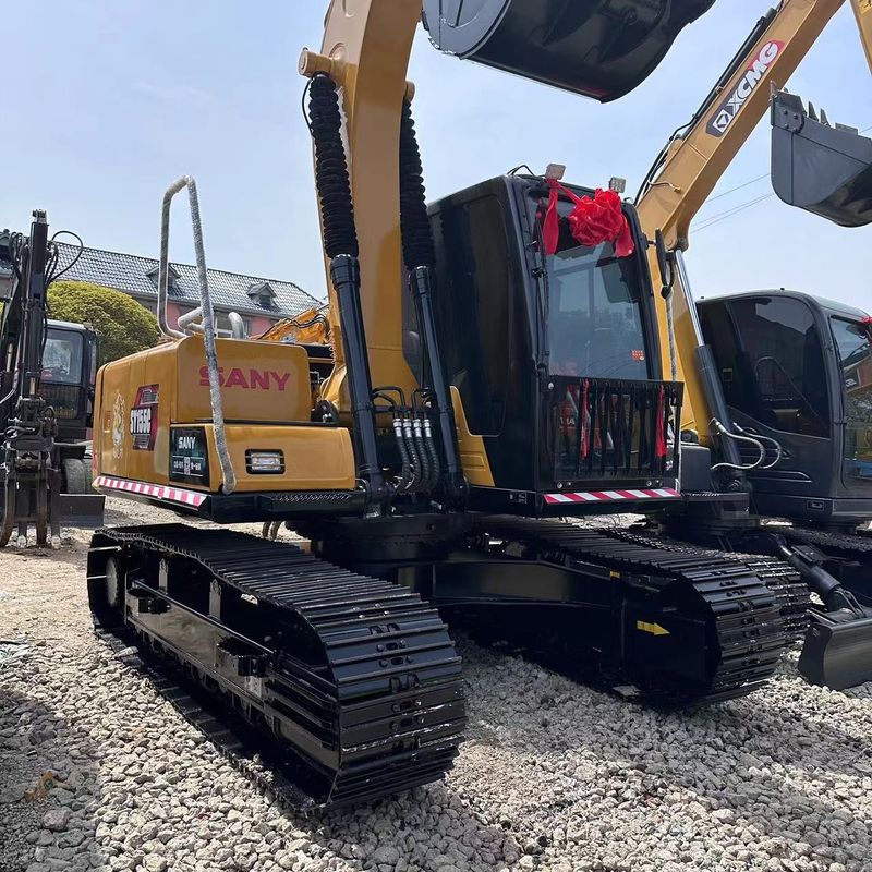 Подержанный SANY Digger SY155C вторая рука 15.5 на экскаваторе среднего типа