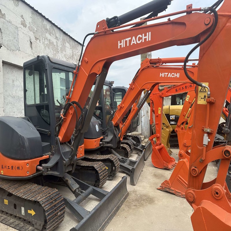 5 тонны использованный экскаватор для полёта с переоборудованием Mini Hitachi ZX50U 29.8kw с 0.17m3 ведро