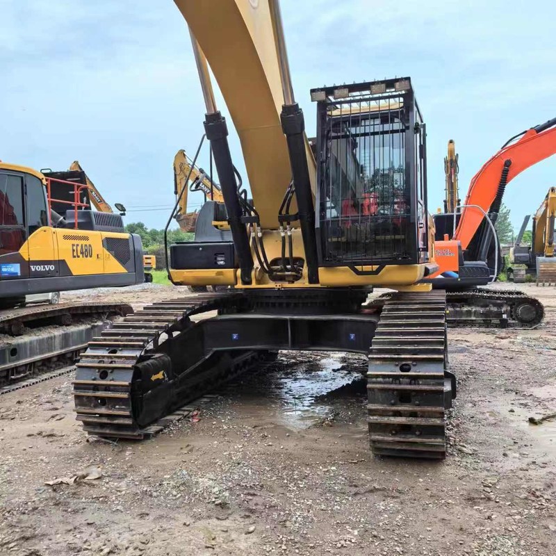 Большой бывший в употреблении экскаватор CAT 340D2 40-тонный гусеничный экскаватор 208 кВт с ковшом 1,9 м3