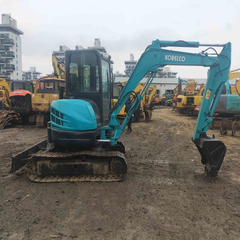 Использованный Kobelco Digger SK55 Подержанный мини экскаватор для мелкомасштабных работ