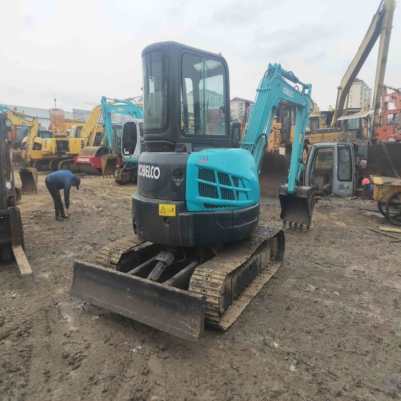 Использованный Kobelco Digger SK55 Подержанный мини экскаватор для мелкомасштабных работ