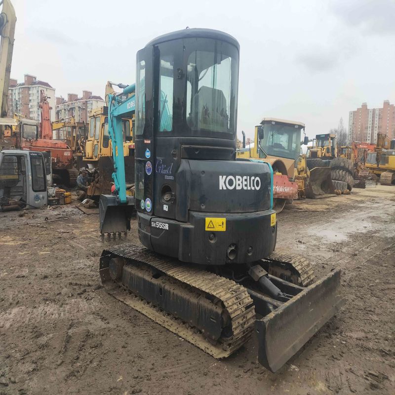 Использованный Kobelco Digger SK55 Подержанный мини экскаватор для мелкомасштабных работ