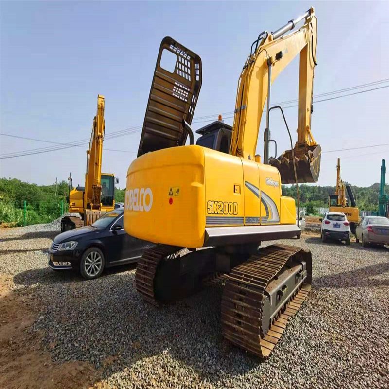 Использованный кобелко экскаватор SK200-8 вторая рука 20тонный крупный экскаватор
