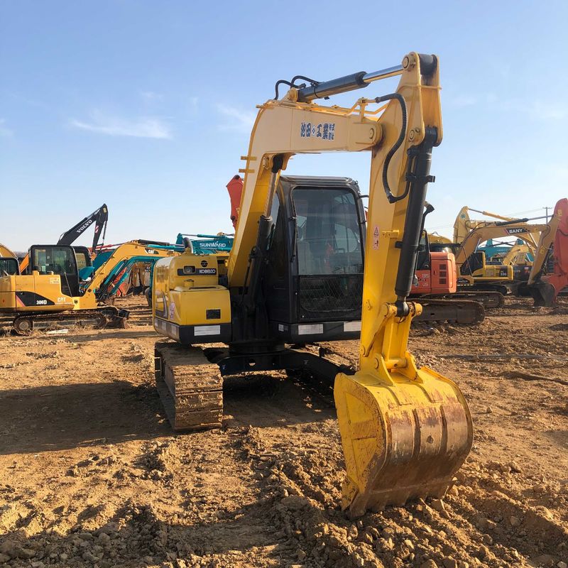 Использованный Kobelco Digger SK75 Подержанный мини экскаватор для мелкомасштабных работ