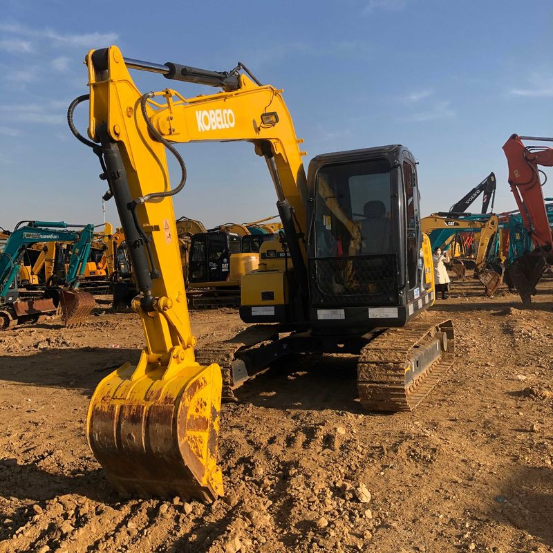 Использованный Kobelco Digger SK75 Подержанный мини экскаватор для мелкомасштабных работ