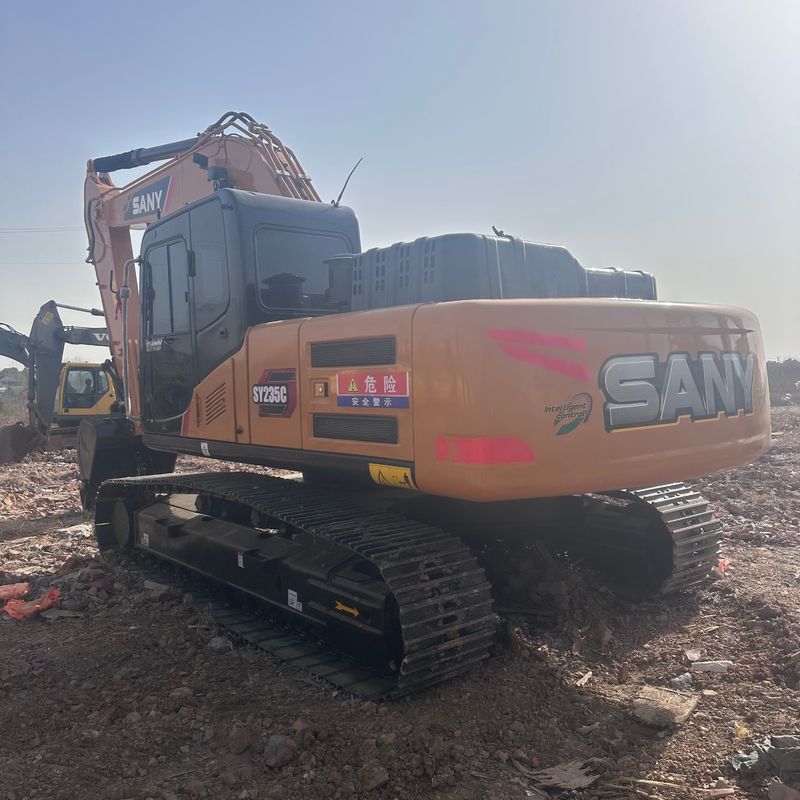 Подержанный SANY Digger SY235C вторая рука 23.5 на экскаваторе среднего типа