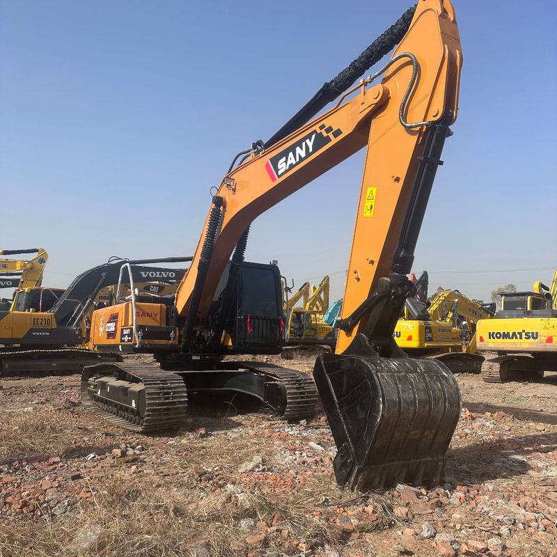 Подержанный SANY Digger SY235C вторая рука 23.5 на экскаваторе среднего типа