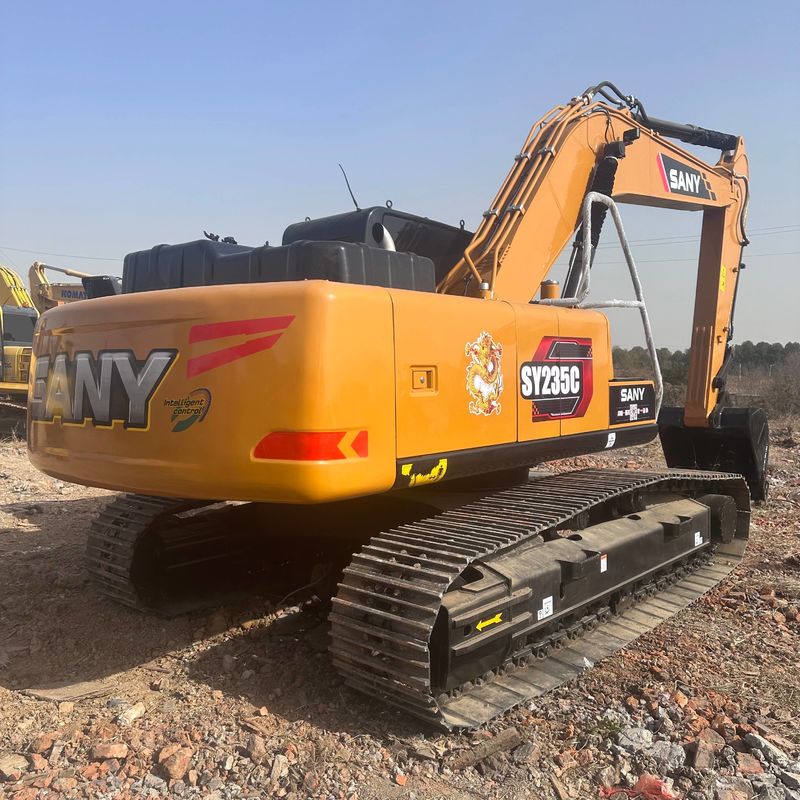 Подержанный SANY Digger SY235C вторая рука 23.5 на экскаваторе среднего типа