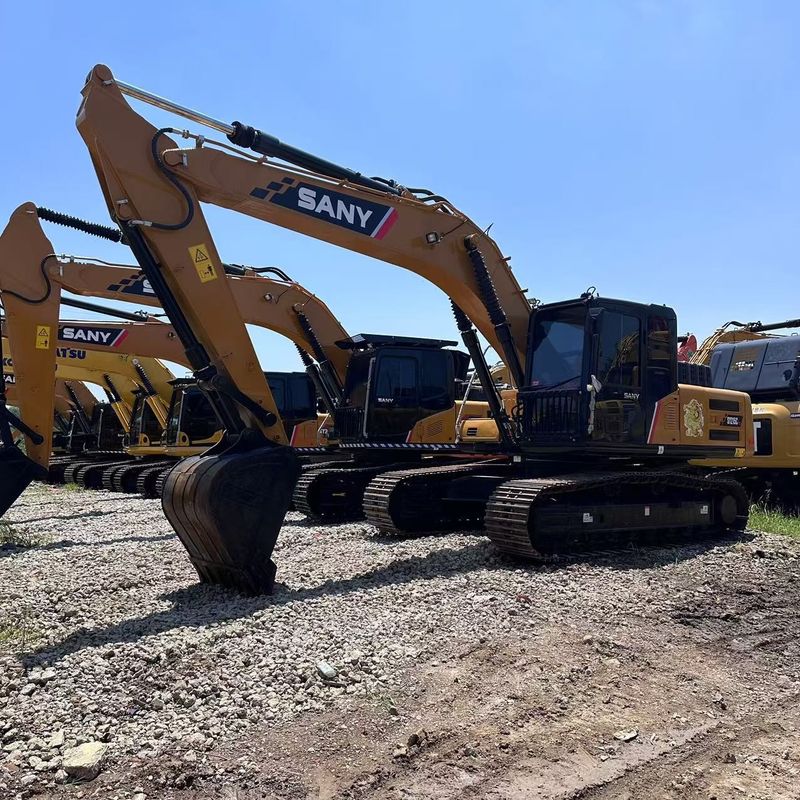 Подержанный SANY Digger SY215C вторая рука 21.5 на экскаваторе среднего типа