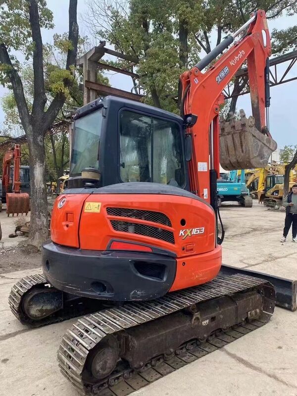 Подержанный Kubota Digger KX163 вторая рука 5,5 тонны Малый тип мини-кралер экскаватор 35,5кВт