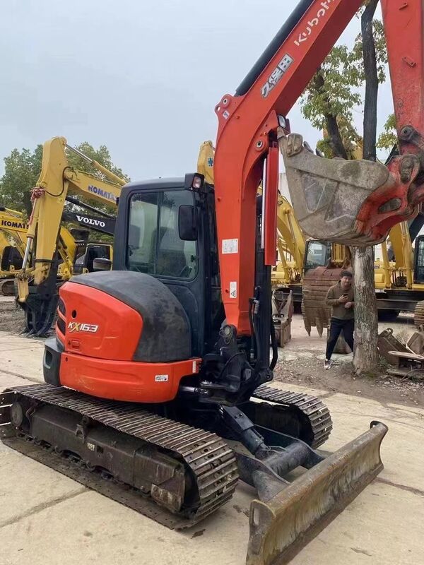 Подержанный Kubota Digger KX163 вторая рука 5,5 тонны Малый тип мини-кралер экскаватор 35,5кВт
