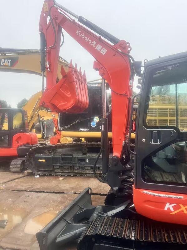 Б/у Kubota Digger KX163 5,5 тонны Мини-гусеничный экскаватор малого типа мощностью 35,5 кВт с ковшом 0,19 м3