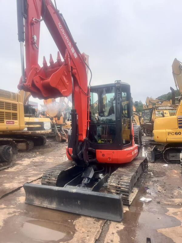 Б/у Kubota Digger KX163 5,5 тонны Мини-гусеничный экскаватор малого типа мощностью 35,5 кВт с ковшом 0,19 м3